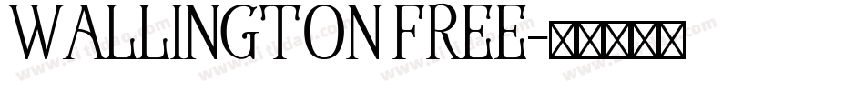 Wallington FREE字体转换